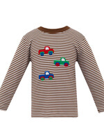 Petit Bebe PICK UP TRUCKS boy's T-shirt L/S