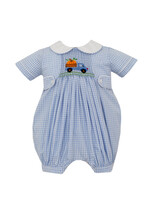 Anavini PUMPKIN TRUCK Boy Short Romper S/S