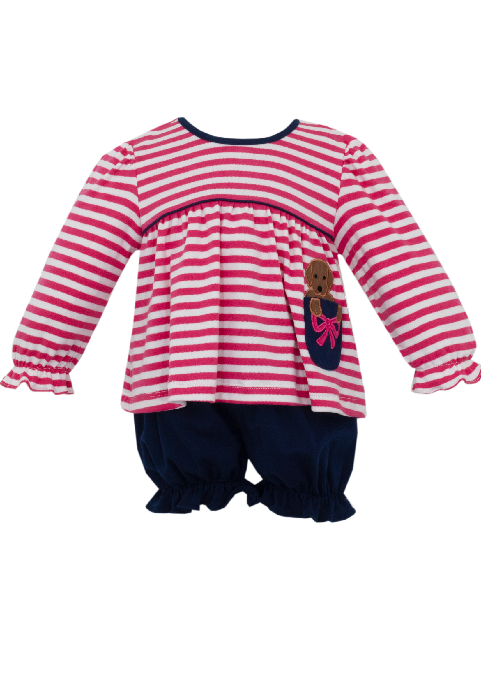 Claire and Charlie LAB PUPPY GIRLS bloomer set