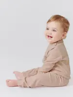 Pink Chicken baby cordy set - beige