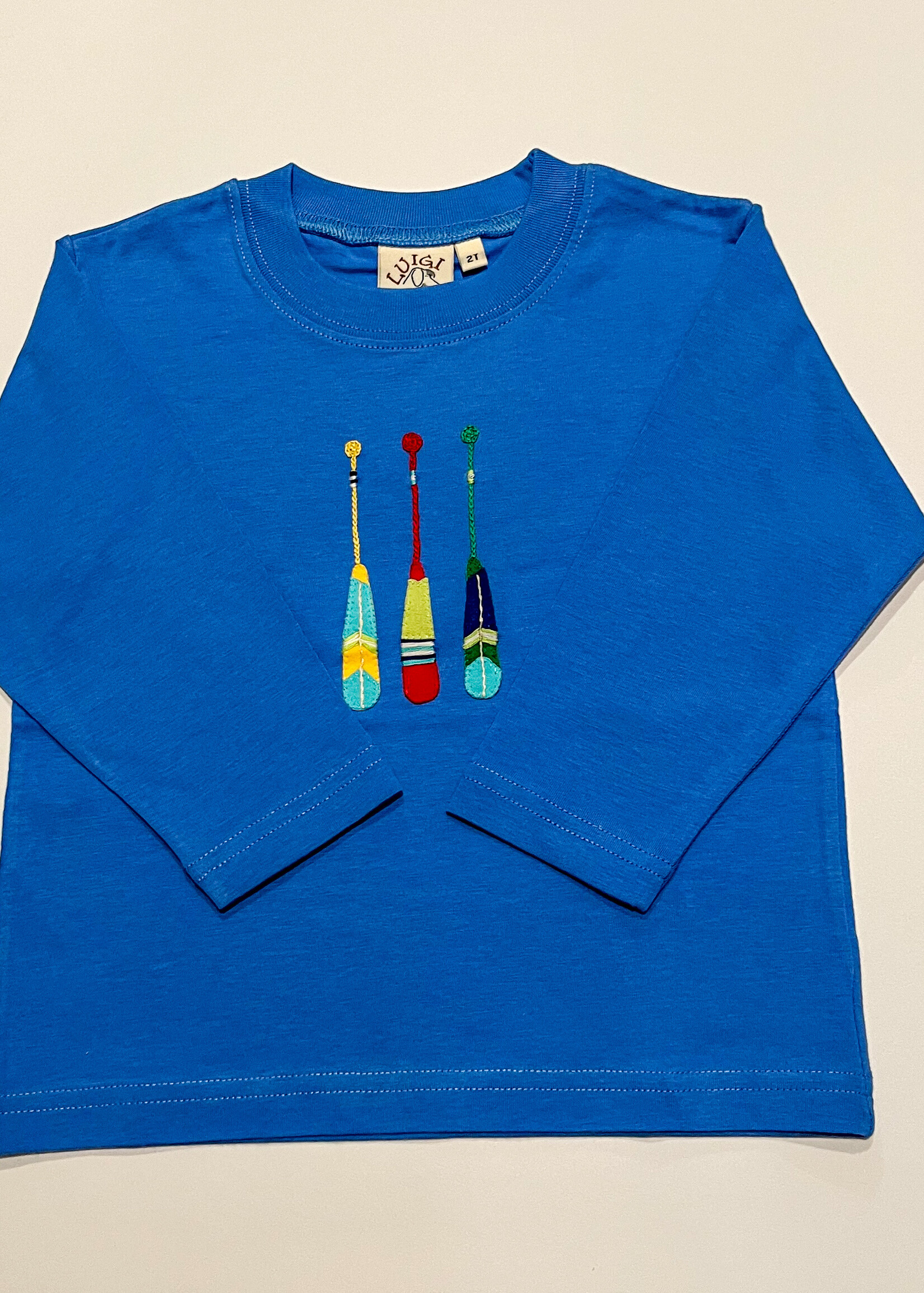 Luigi Kids Boys L/S T-Shirt Three Rowing Oars