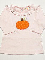 Luigi Kids Girls T-Shirt L/S Pumpkin Stripe