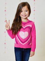 Design History L/S TOP GO GO PINK COMBO