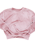 Pink Chicken girls velour sweatshirt