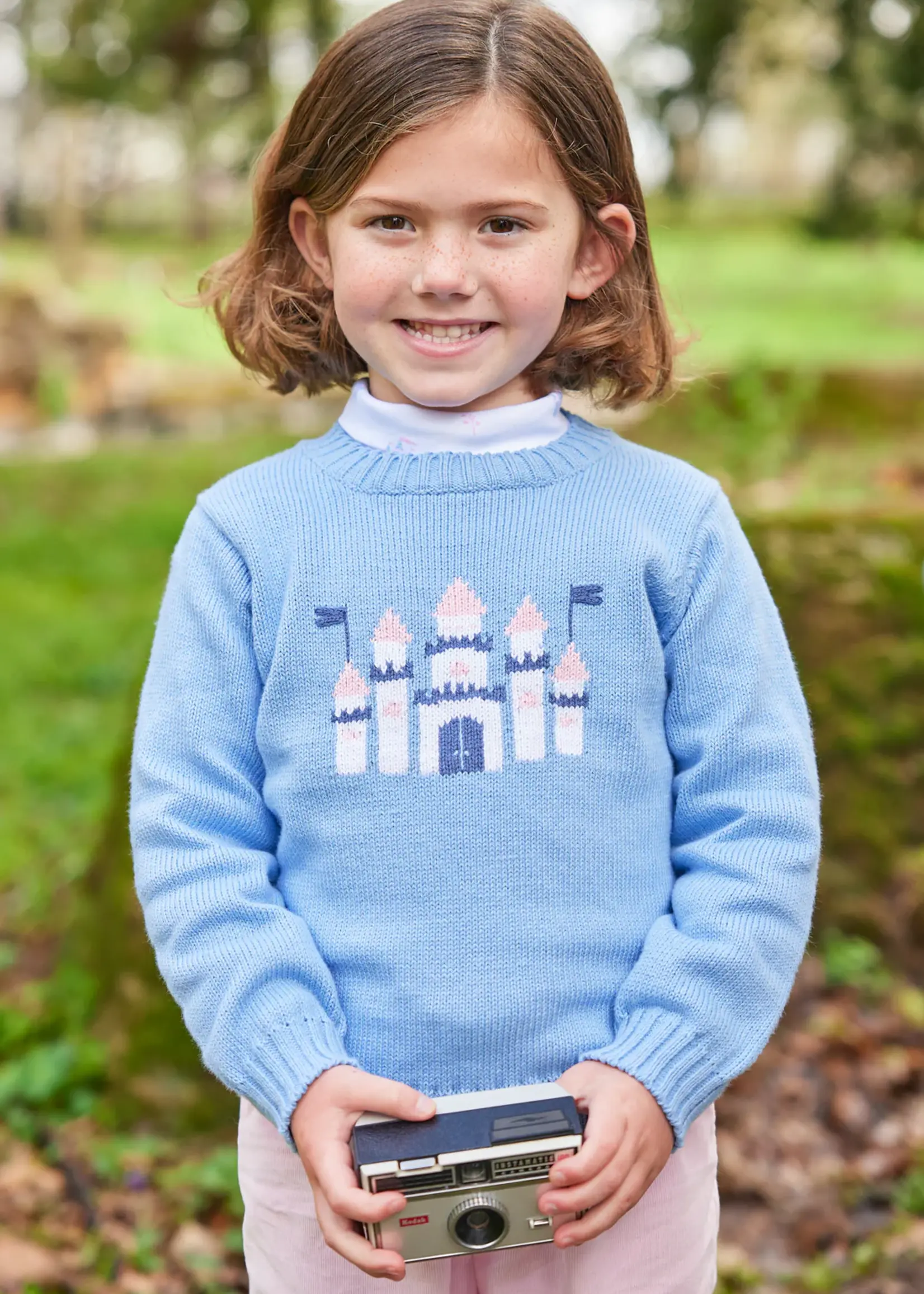 Little English Printed Turtleneck