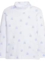Little English Printed Turtleneck