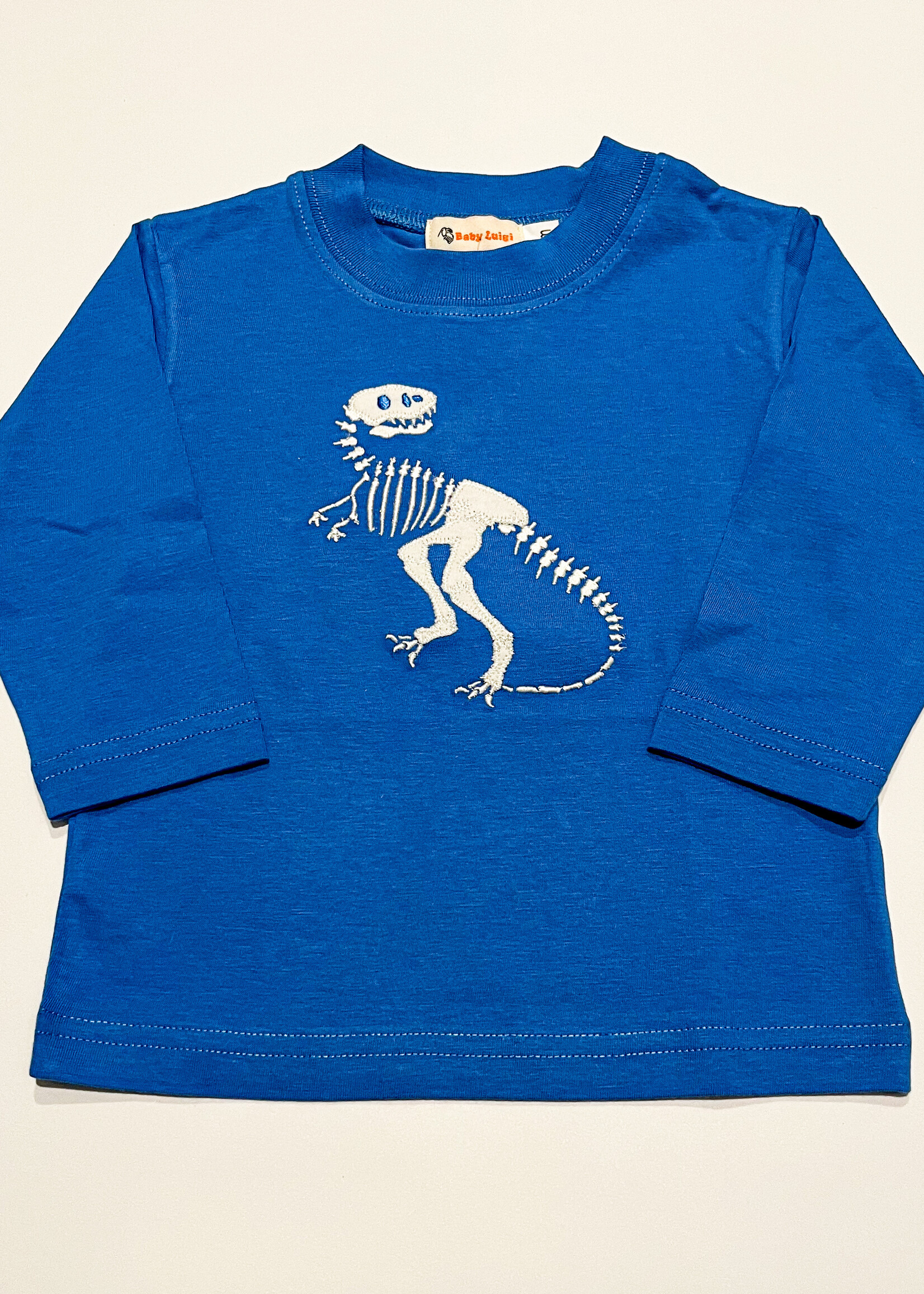 Luigi Kids Boys L/S T.Rex Skeleton
