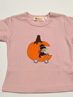 Luigi Kids Girls T-Shirt S/S Pumpkin Car w/Witch