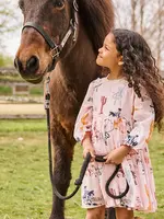 Pink Chicken girls charlie dress - pink cowgirls