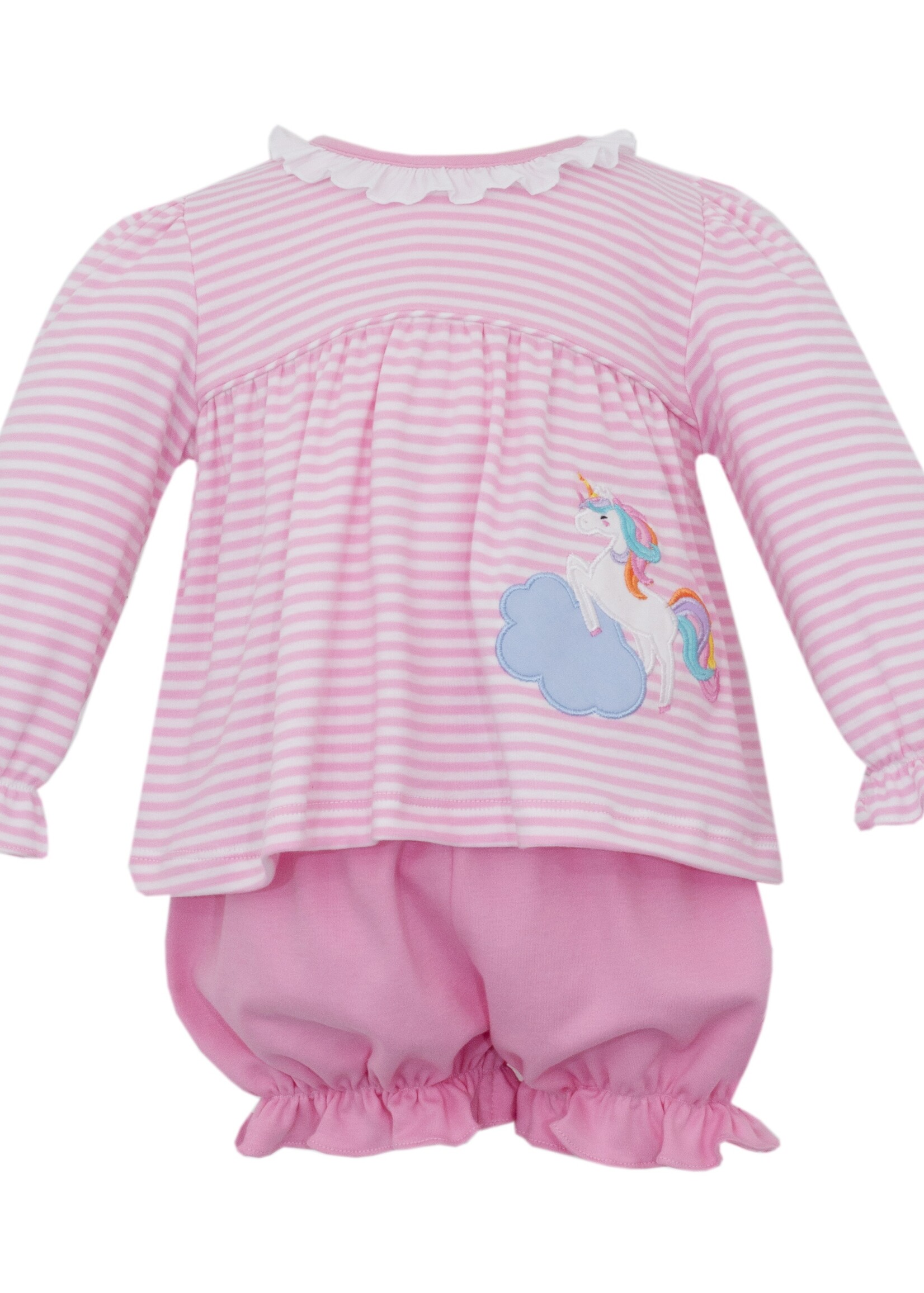 Claire and Charlie UNICORN- girl's bloomer set L/S