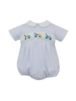 Petit Bebe CRANES- knit boy's short bubble
