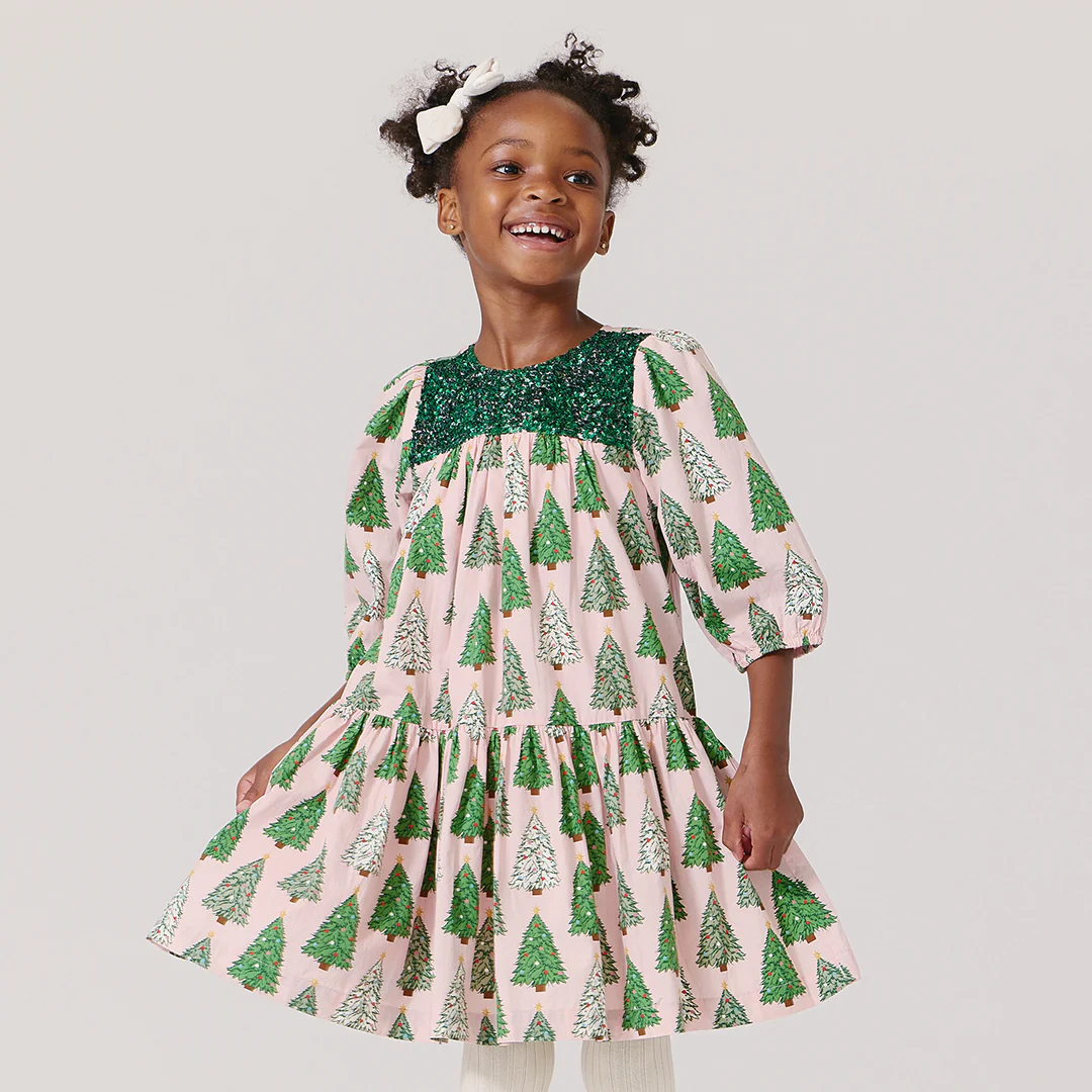 Pink Chicken girls fiona dress From Marfa
