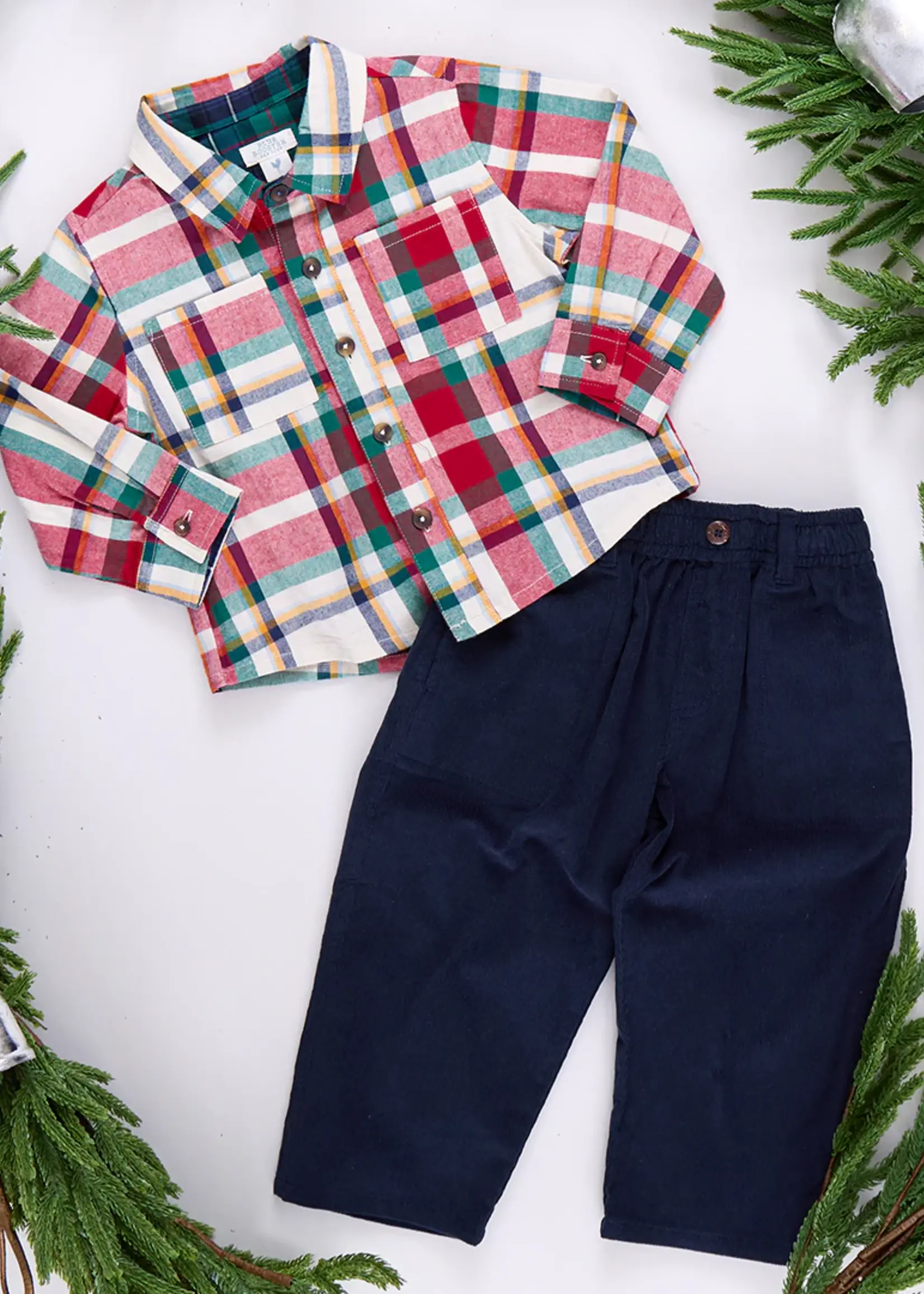 Pink Chicken boys jack shirt