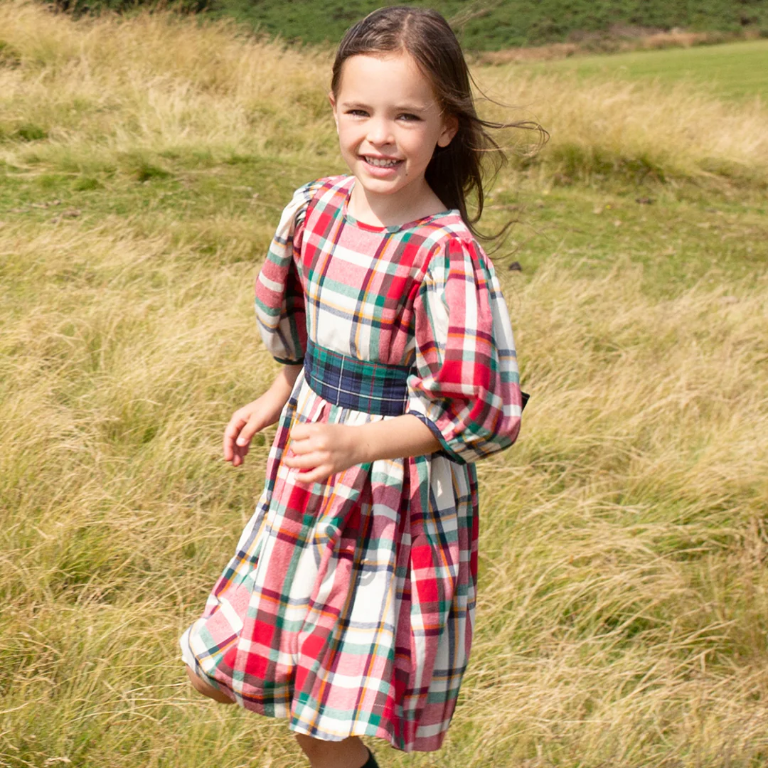 open lace back dress Pink Chicken | Girls Lame Steph Dress main image 1