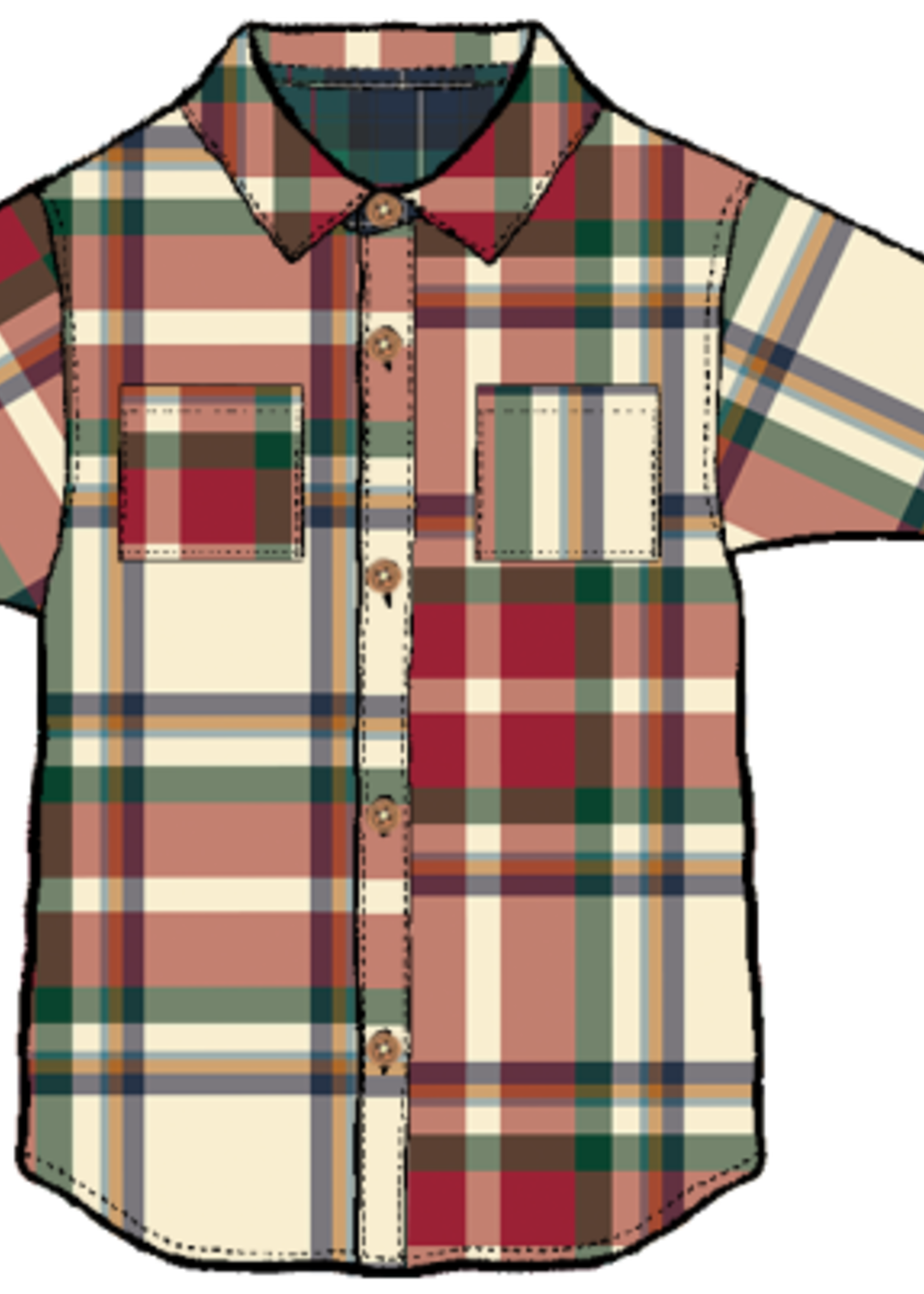 Pink Chicken boys jack shirt