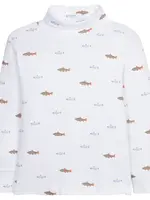 Little English Printed Turtleneck