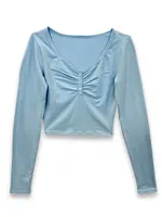 Katie J NYC KEELY LONG SLEEVE BABYDOLL TOP