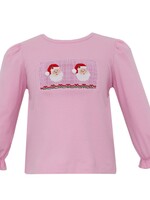 Anavini Santa Face Girls T-shirt L/S