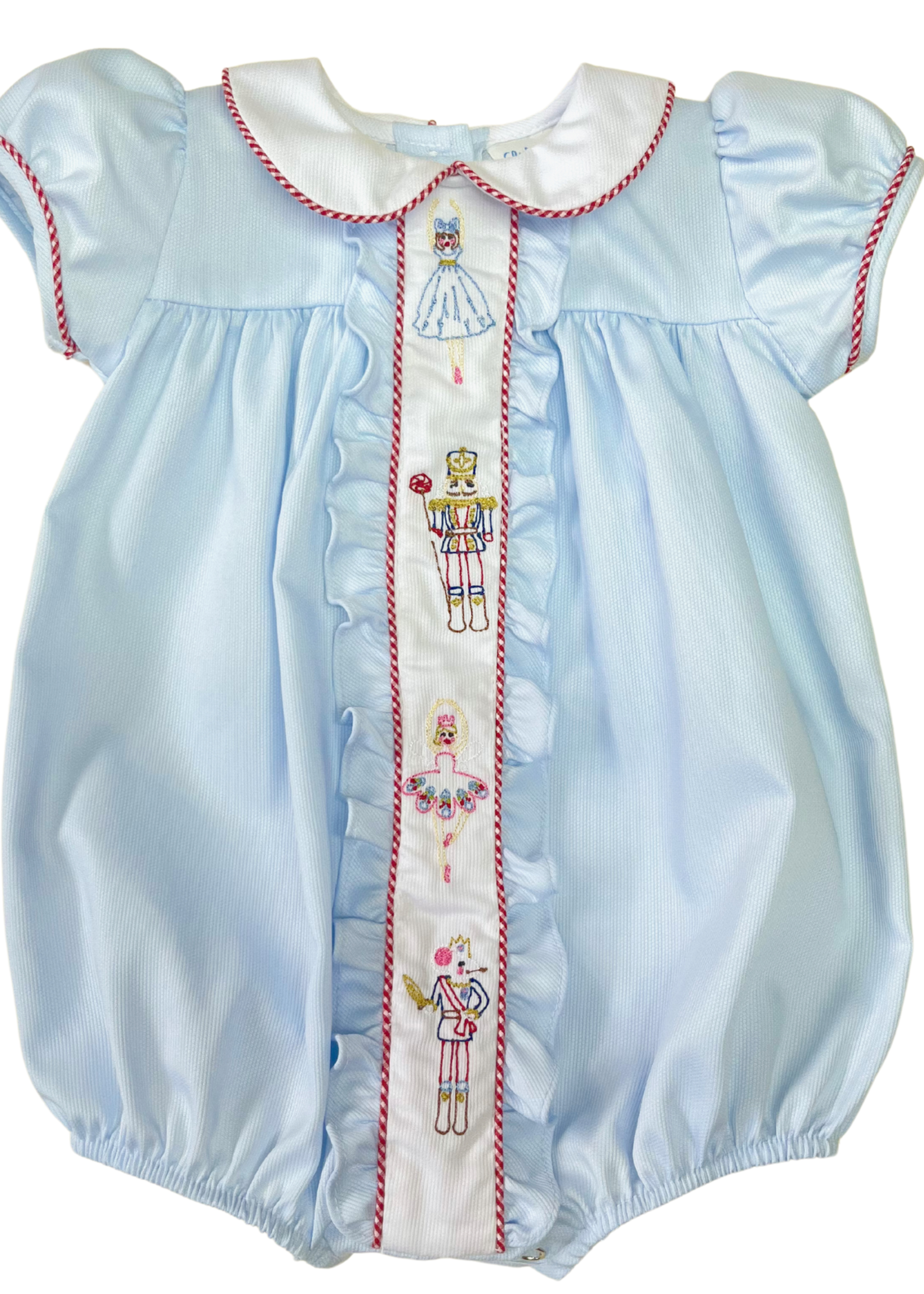 Lulu Bebe Milly Nutcracker Embroidered Bubble