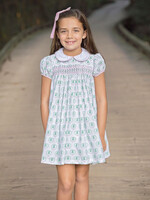 James and Lottie Sutton Smocked Dress