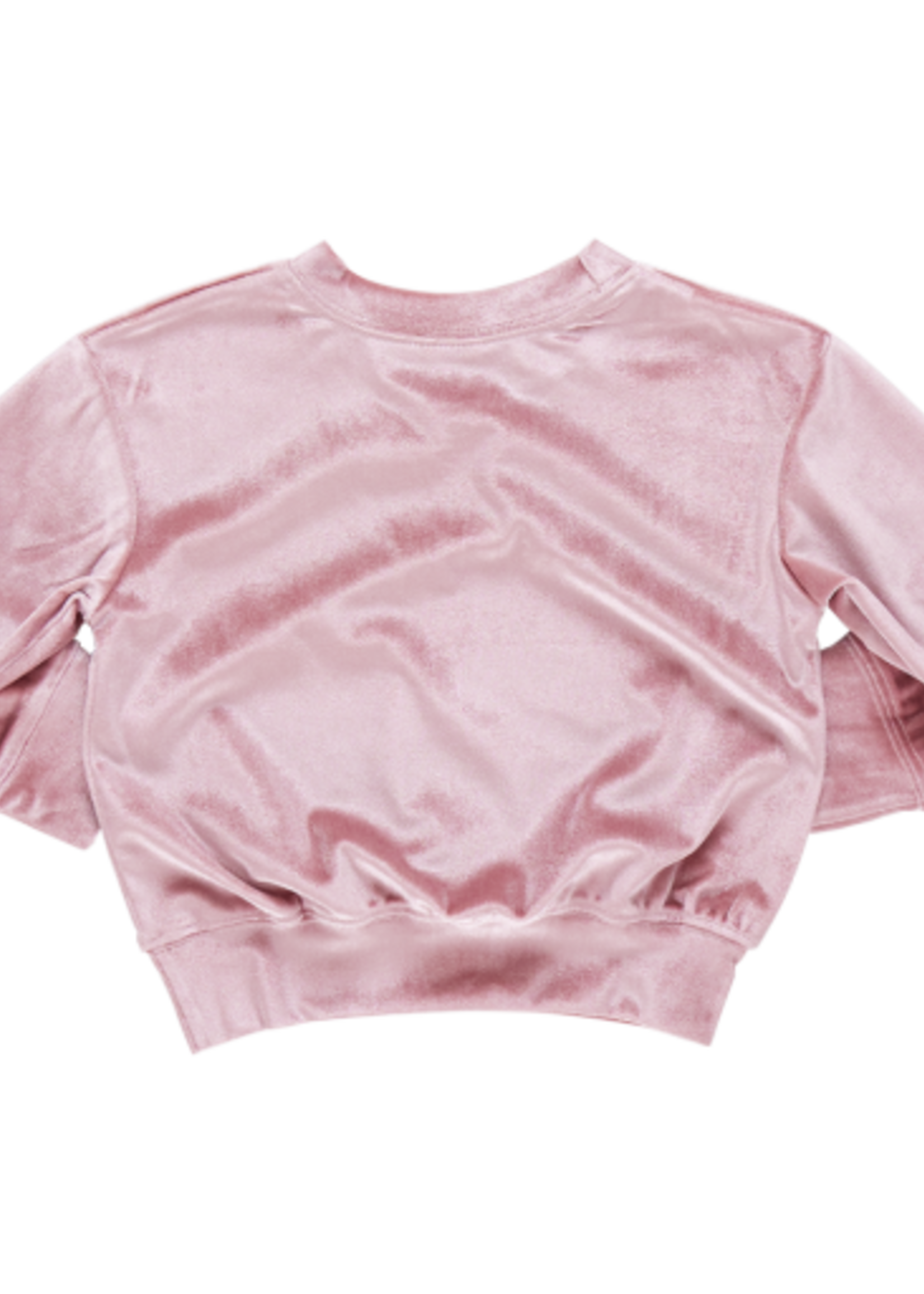 Pink Chicken girls velour sweatshirt