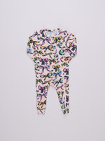 Pink Chicken baby bamboo romper