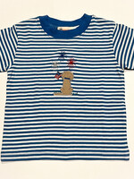 Luigi Kids Boys Stripe S/S Lab w/Flag Fireworks