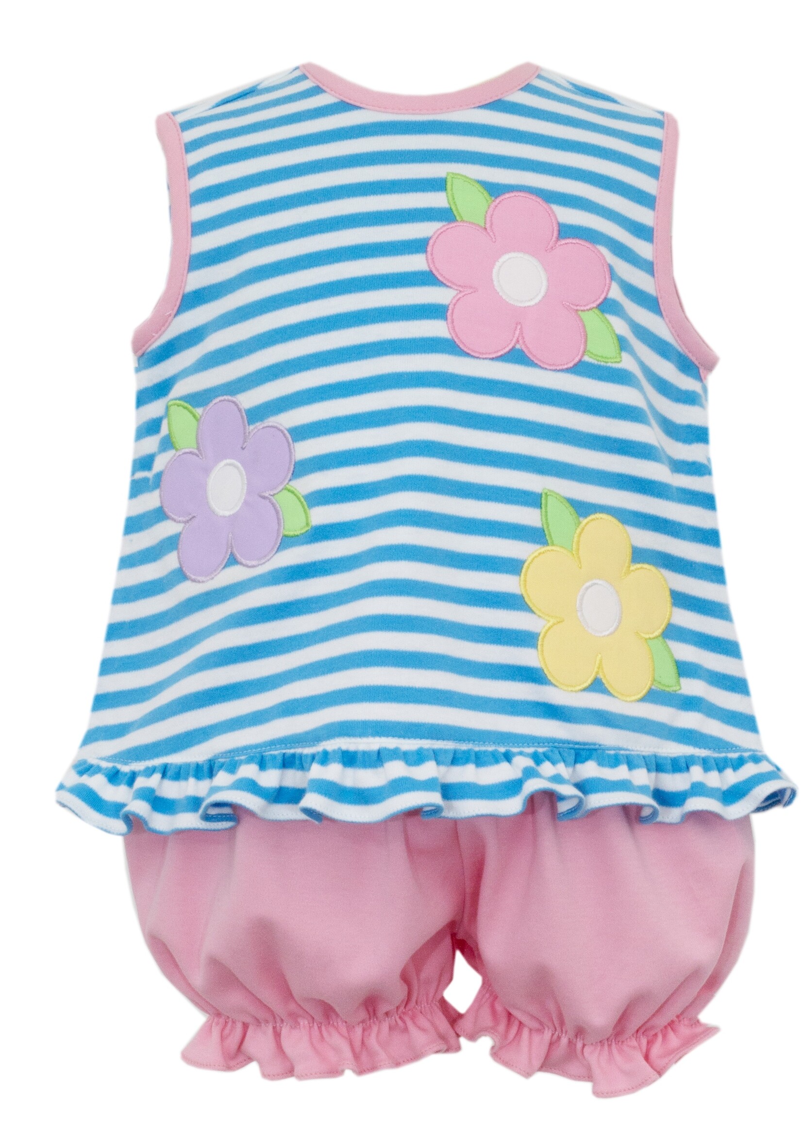 Claire and Charlie FLOWERS - Girl's bloomer set