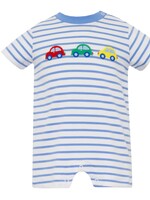 Claire and Charlie BEEP BEEP - Boy's short romper