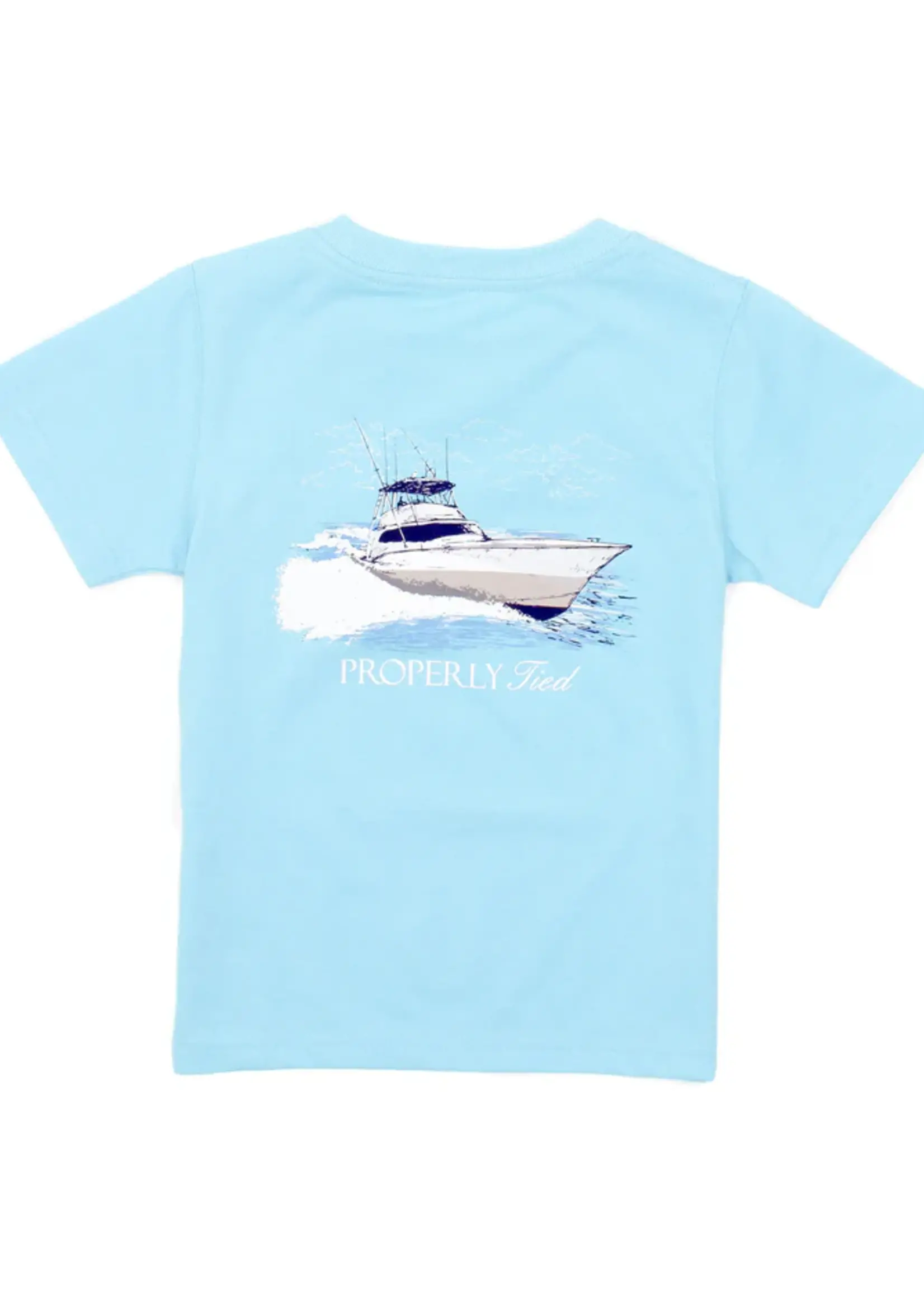Properly Tied Boys Deep Sea SS