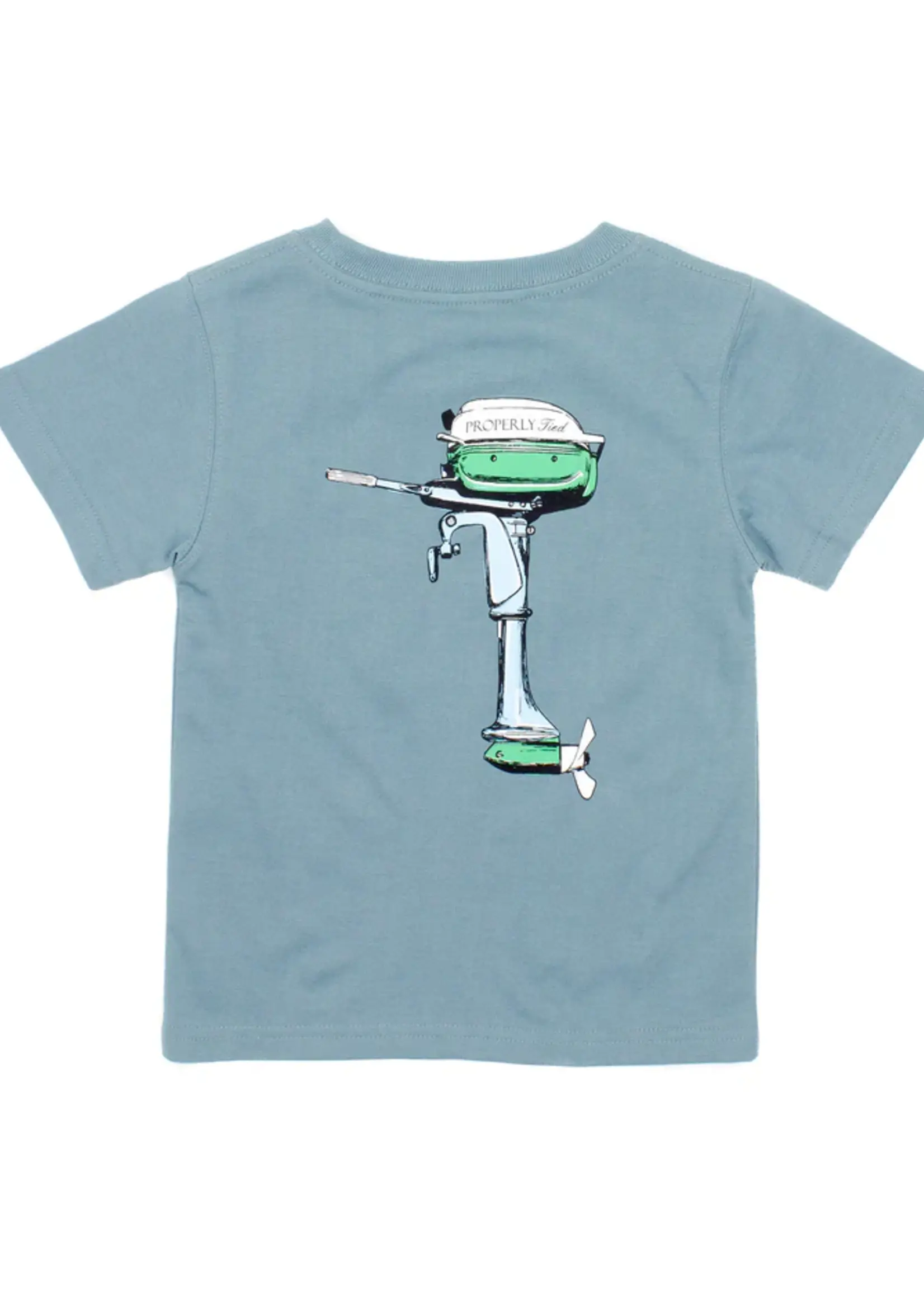 Properly Tied Boys Boat Motor SS