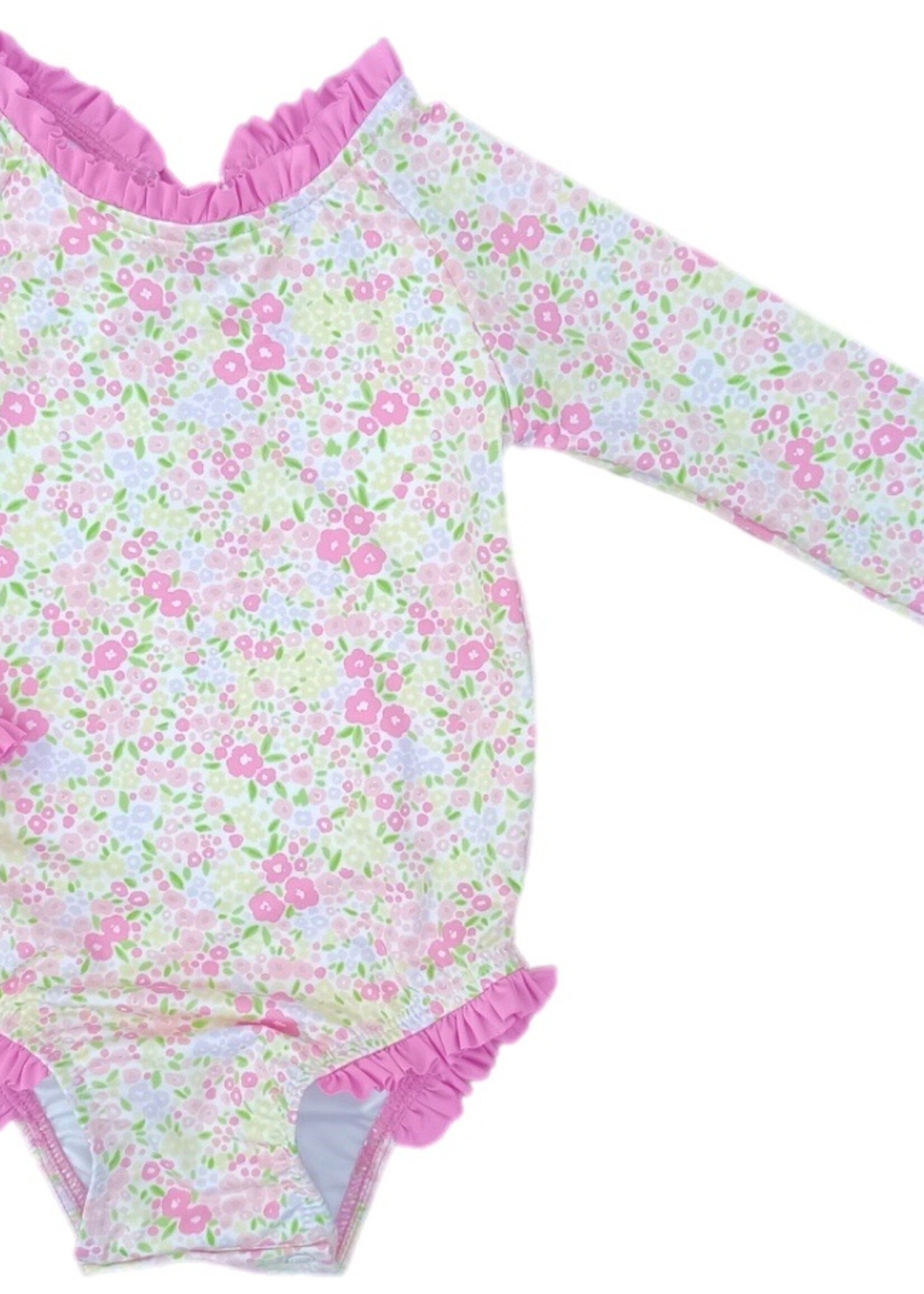 James and Lottie Leighton One Piece Rash Guard Swim