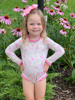 James and Lottie Leighton One Piece Rash Guard Swim