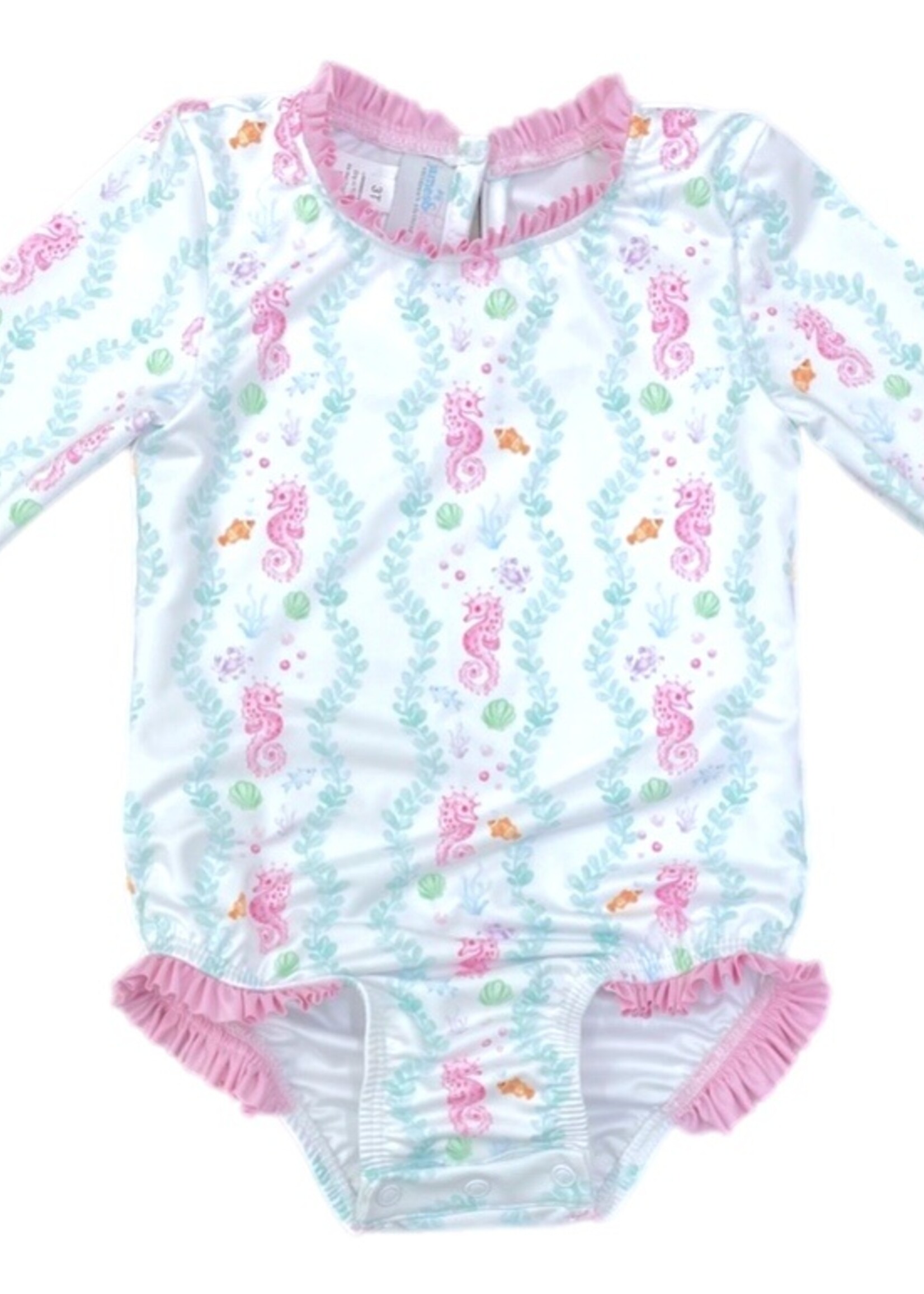 James and Lottie Leighton One Piece Rash Guard Swim