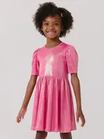 Pink Chicken girls lame laurie dress