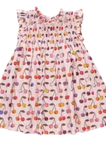 Pink Chicken girls stevie dress - cloud pink cherry