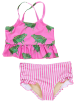 Pink Chicken girls joy tankini
