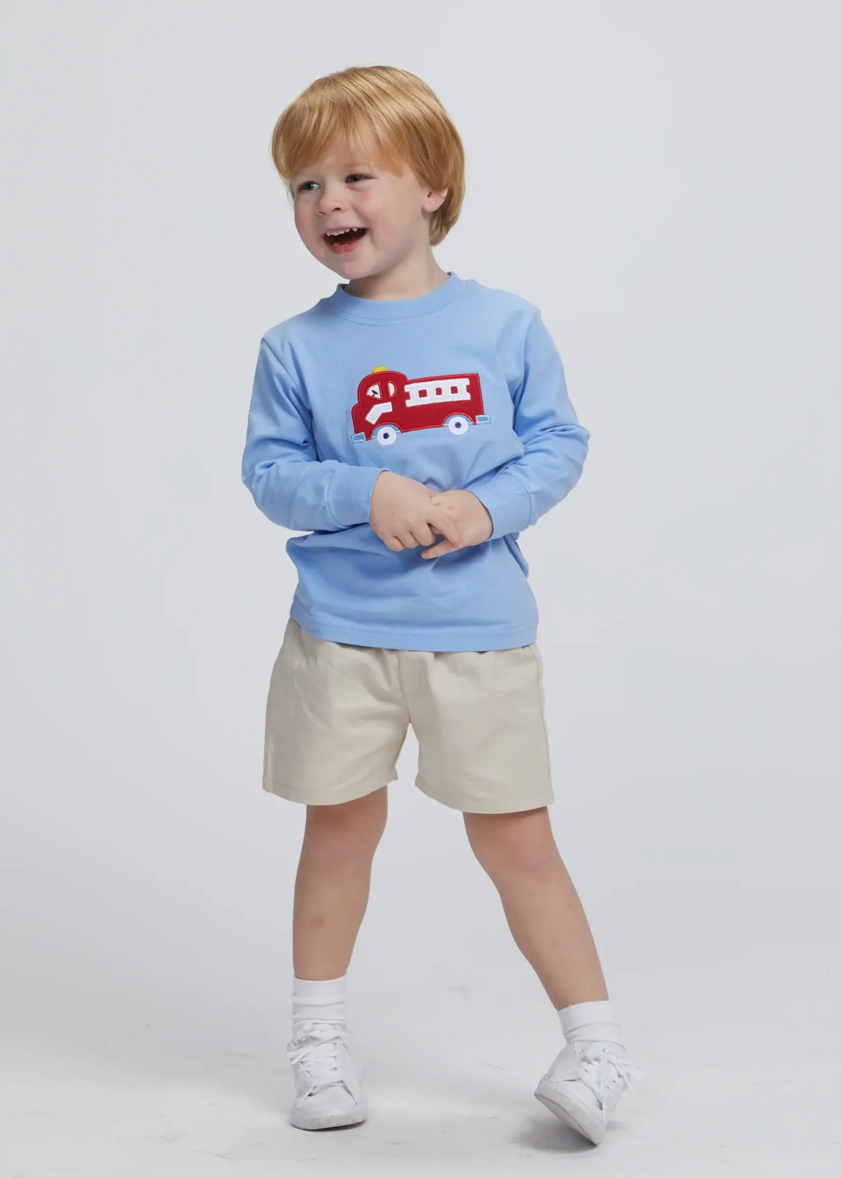 Little English | BISBY Basic Short - Pebble Twill