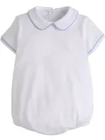 Little English | BISBY Piped Peter Pan Bubble - Light Blue