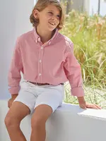 Little English | BISBY Classic Short - White Twill