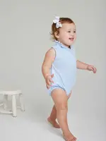 Little English | BISBY Sleeveless Hastings Bubble - Light Blue Stripe