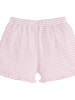 Little English | BISBY Tulip Knit Short - Light Pink Stripe