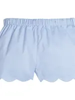 Little English | BISBY Scallop Short - Breeze Blue Twill