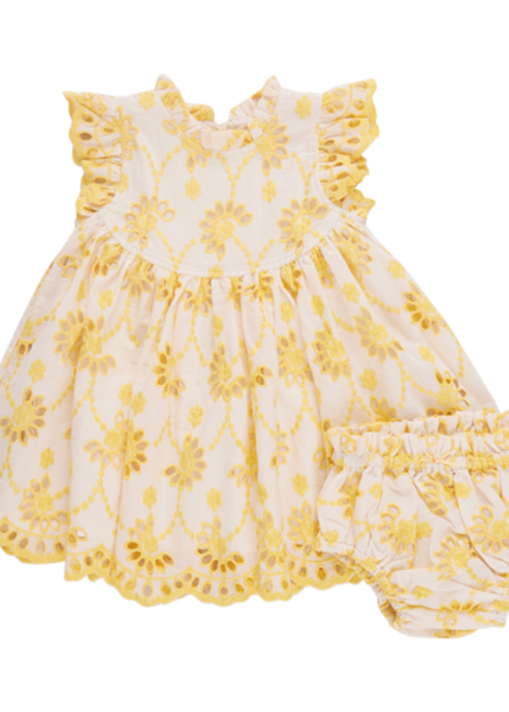 Pink Chicken baby girls cynthia dress set