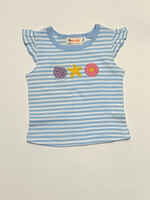 Luigi Kids Girls Stripe T-Shirt 3-Beach Icons
