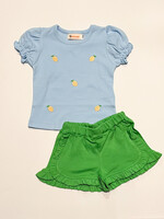 Luigi Kids Girls T-Shirt Lemons All Over