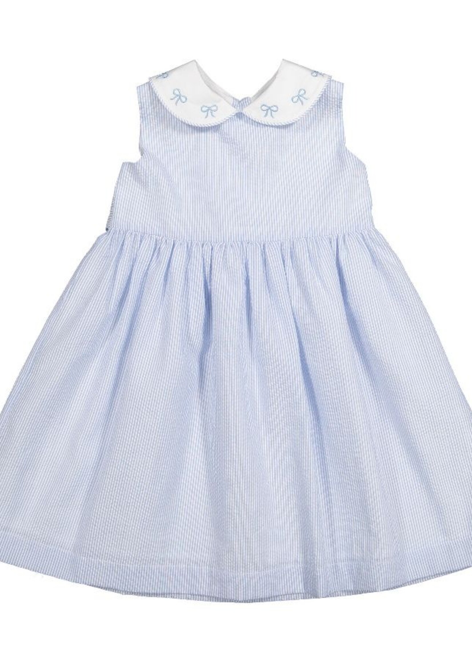 Sal & Pimenta Blue Seersucker Dress