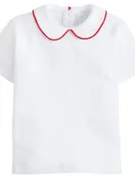 Little English | BISBY Piped Peter Pan Short Sleeve