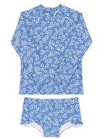 Minnow girls rosebay rashguard set