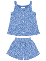 Minnow girls ruffle tank and short set